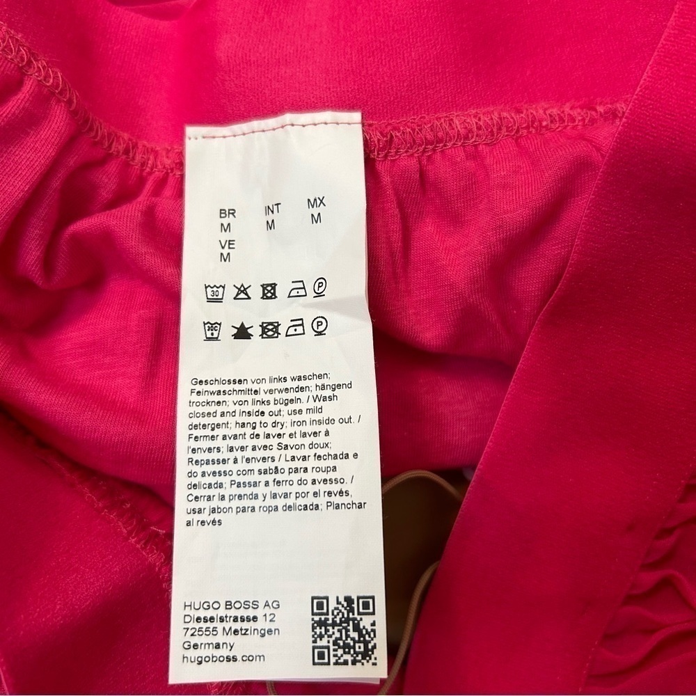 BOSS Eplisa Pleated Skirt in Flamingo Size M - Picture 11 of 13